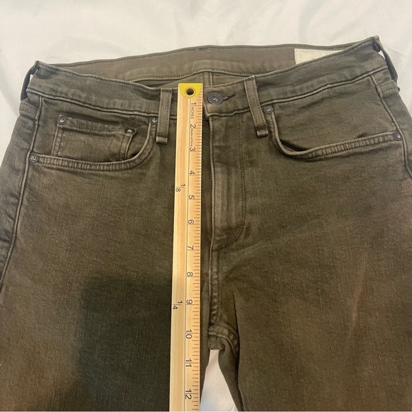 Rag and Bone Fit 2 Slim Fit Men’s Jeans Dark Moss Size 30x32 - Picture 15 of 16